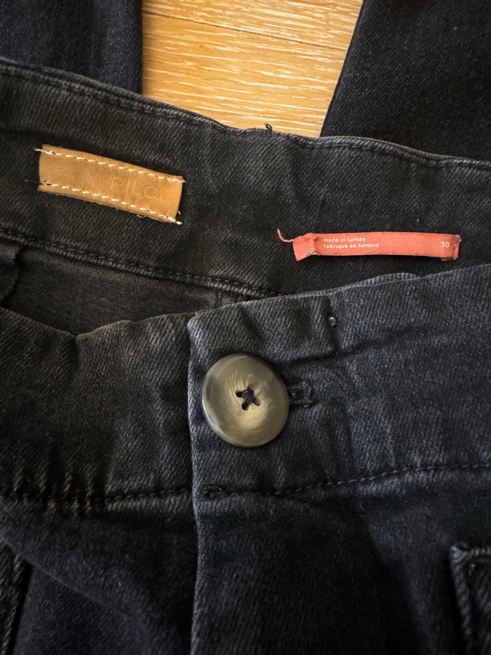 Anthropologie Pilcro The Skipper Wide Leg Cropped Black Jeans - Picture 6 of 8